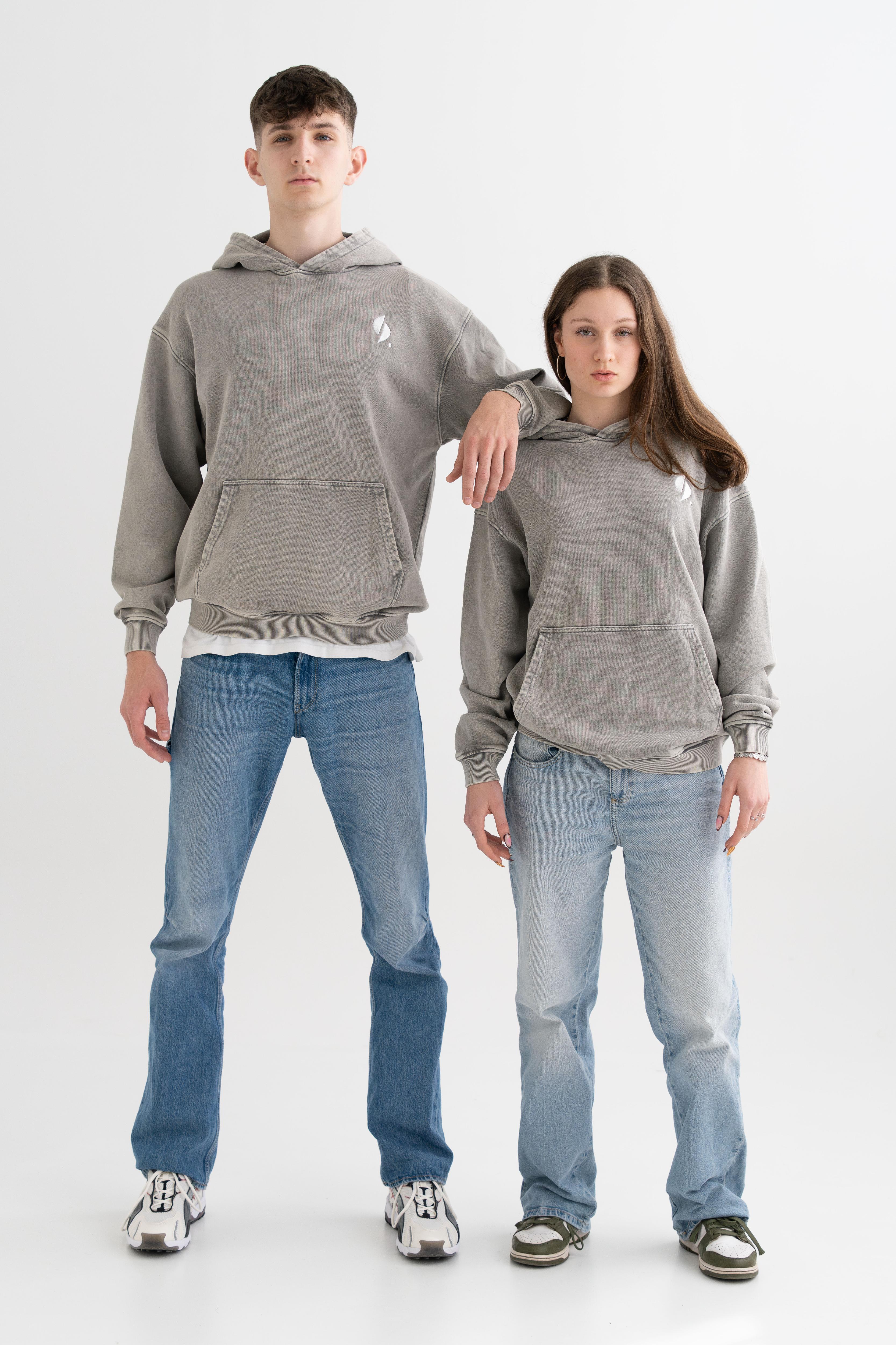 SHIFTZ - Gray Washed Hoodie - NCINC