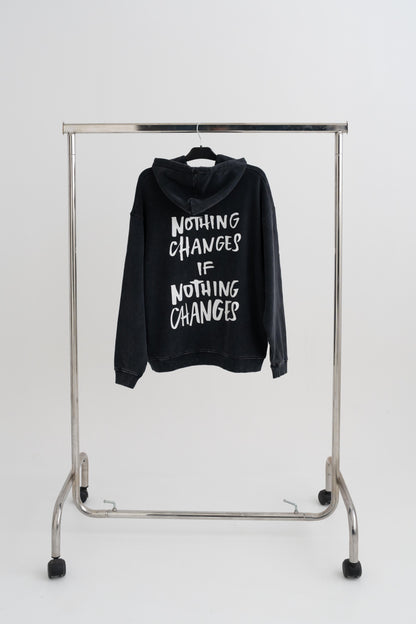 SHIFTZ - Black Washed Hoodie - NCINC