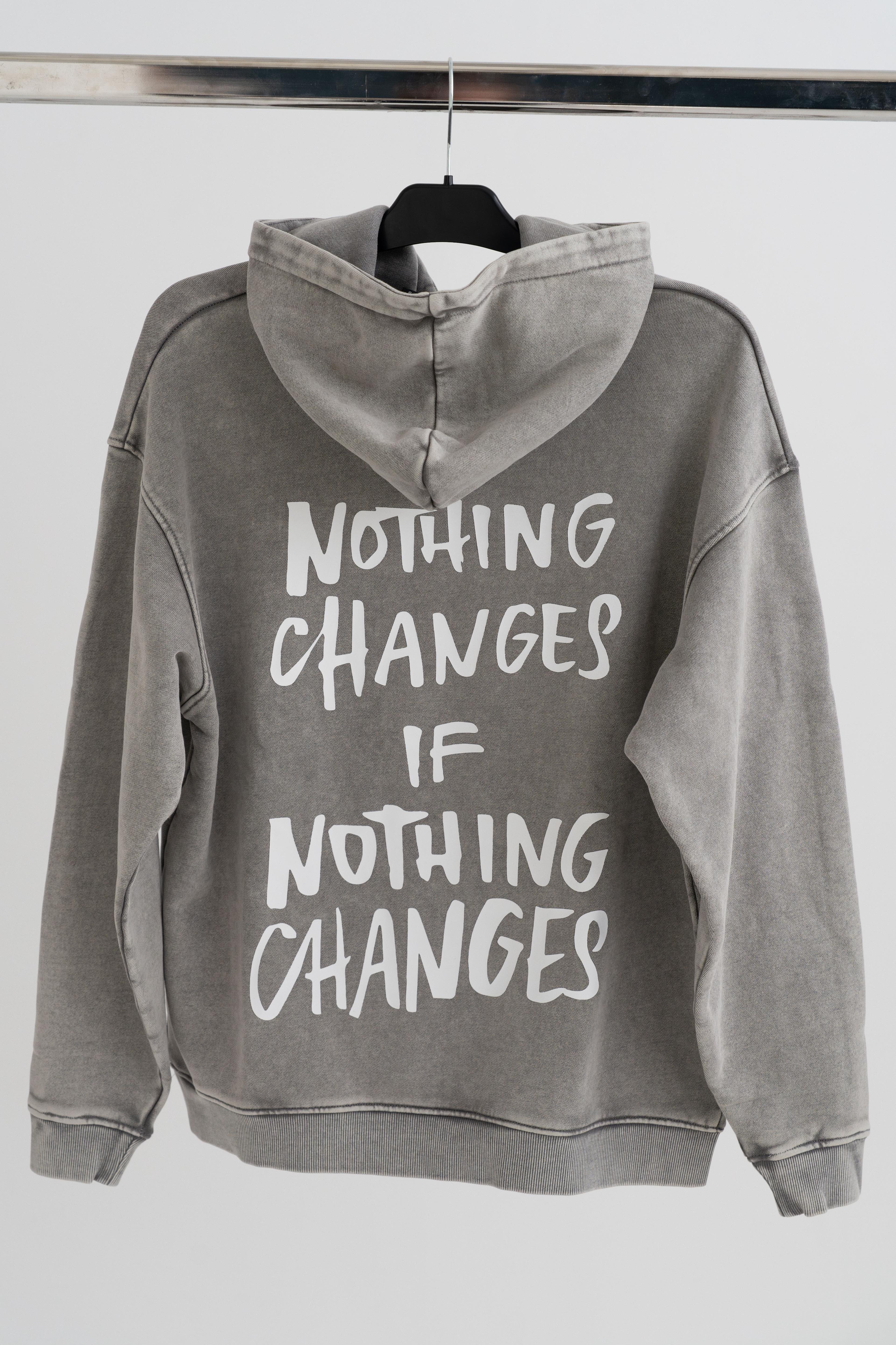 SHIFTZ - Gray Washed Hoodie - NCINC