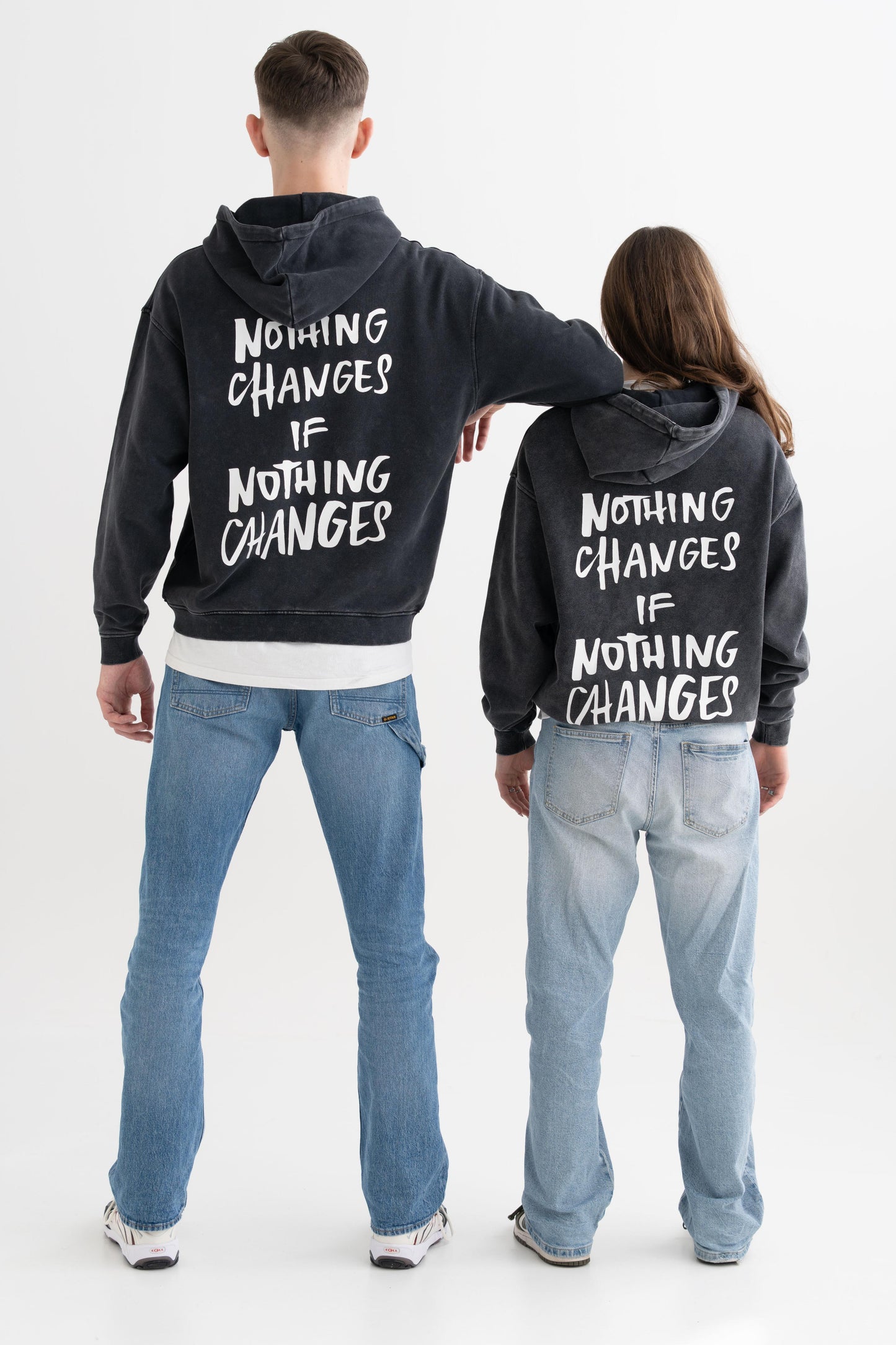 SHIFTZ - Black Washed Hoodie - NCINC